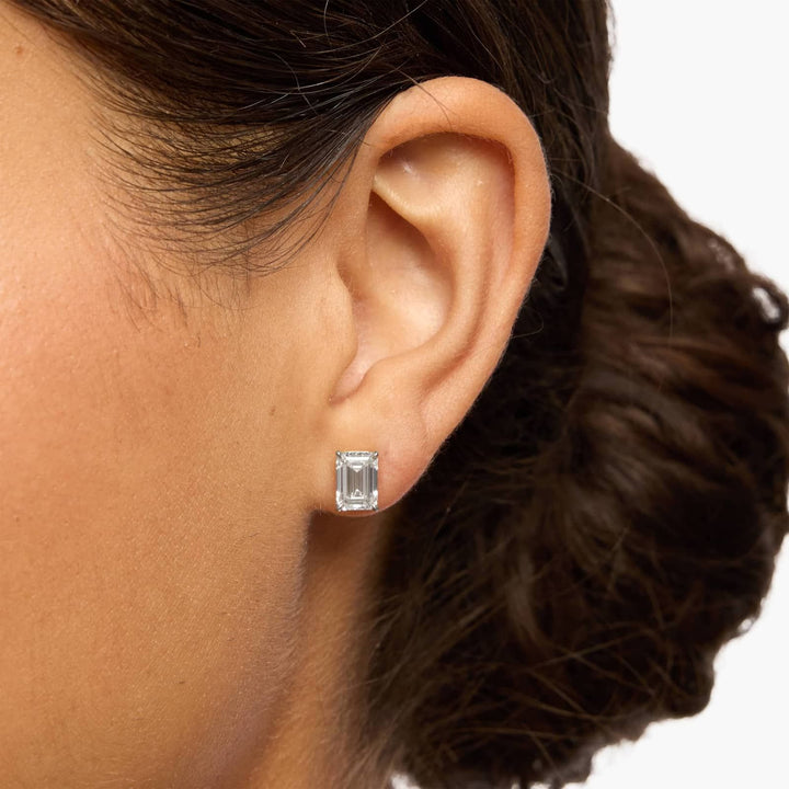 Moissanite vs Lab-Grown Diamond Earrings