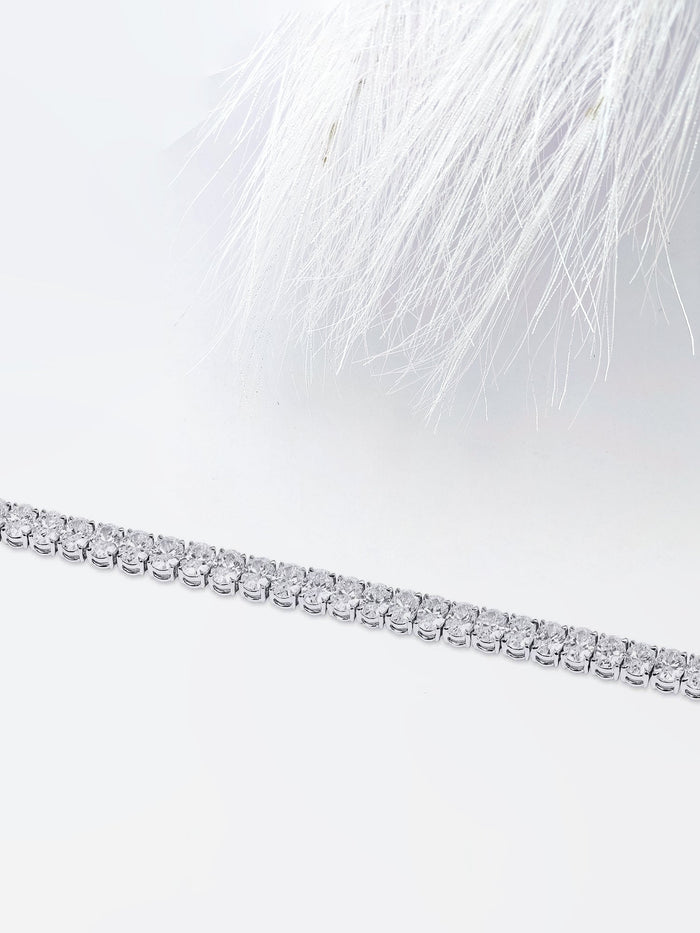 Oval Cut Moissanite Tennis Bracelet image 2