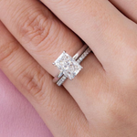 Load image into Gallery viewer, Custom Radiant Cut Moissanite Ring