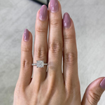 Load image into Gallery viewer, Sparkling Pave Setting Moissanite Ring