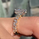 Load image into Gallery viewer, Full Eternity Wedding Band Set