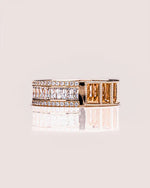 Load image into Gallery viewer, 1.50 CT radiant & Round Cut Lab Grown Diamond Wedding Band Gift For Her Mapple Gems