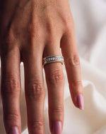 Load image into Gallery viewer, 1.50 CT radiant & Round Cut Lab Grown Diamond Wedding Band Gift For Her Mapple Gems