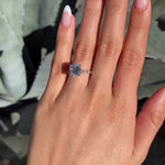 Load image into Gallery viewer, Round Brilliant Cut Moissanite Engagement Ring Hidden Halo Pave Wedding Ring Mapple Gems