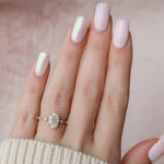 Load image into Gallery viewer, Custom Made Oval Diamond Alternative Ring