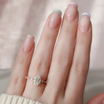 Load image into Gallery viewer, Timeless Oval Moissanite Wedding Ring
