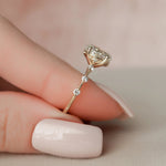 Load image into Gallery viewer, Luxury Oval Solitaire Bridal Ring