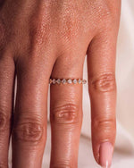 Load image into Gallery viewer, 0.50 CT Asscer Cut Lab Grown Diamond Wedding Band Gift For Her Mapple Gems