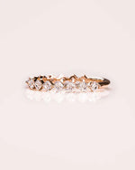 Load image into Gallery viewer, 0.50 CT Asscer Cut Lab Grown Diamond Wedding Band Gift For Her Mapple Gems