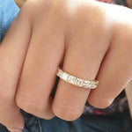Load image into Gallery viewer, 3.50 CT Asscher Cut Lab Grown Diamond Wedding Band Gift For Her Mapple Gems