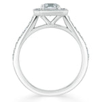 Load image into Gallery viewer, 2 CT Asscher Cut Moissanite Engagement Ring Mapple Gems