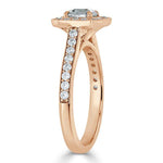 Load image into Gallery viewer, 2 CT Asscher Cut Moissanite Engagement Ring Mapple Gems
