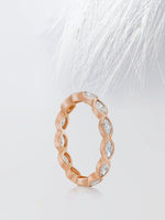 Load image into Gallery viewer, Bezel Set Marquise Cut Moissanite Eternity Diamond Wedding Band Mapple Gems