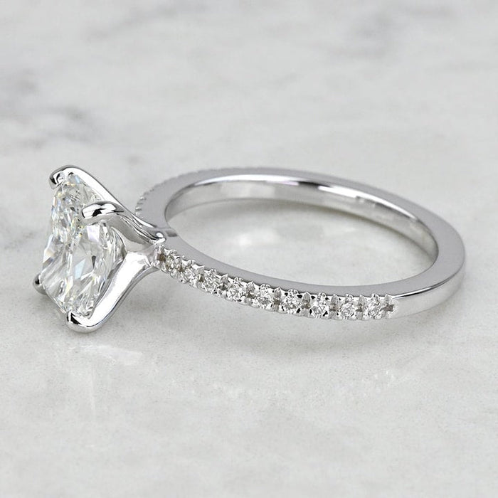 2.00 CT Cushion Cut Lab Grown Diamond Engagement Ring Mapple Gems