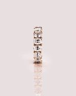 Load image into Gallery viewer, 1.00 TCW Cushion Cut Lab Grown Diamond Wedding Band Gift For Her Mapple Gems