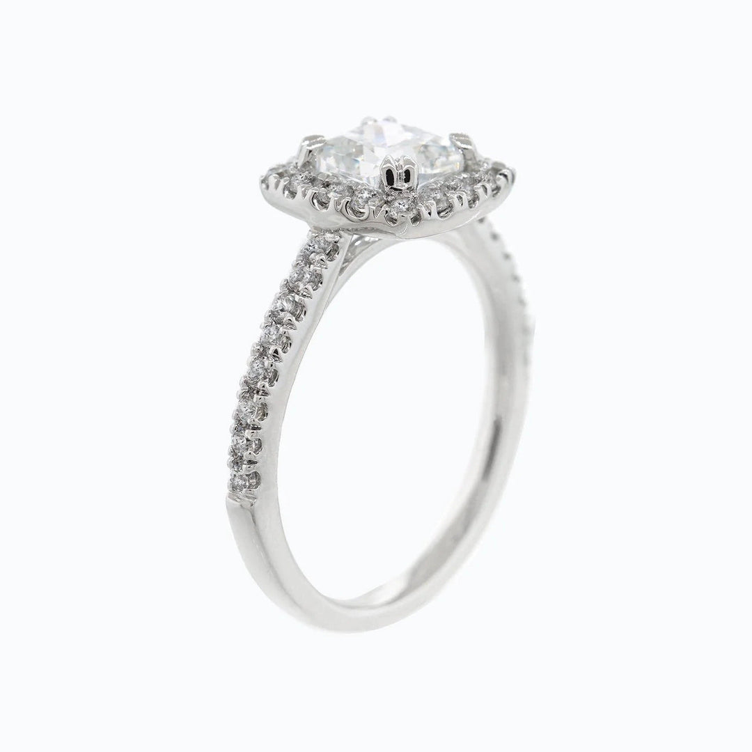 Anniversary Gift Cushion Cut Ring