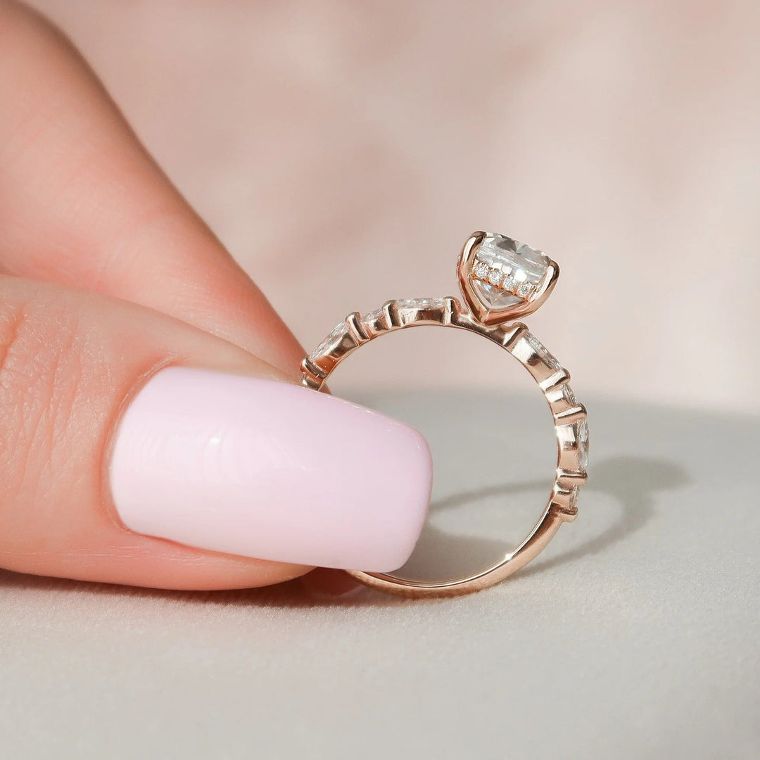 Elegant Bridal Moissanite Ring