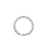 Load image into Gallery viewer, 2.25TCW EMERALD CUT & ROUND MOISSANITE ETERNITY WEDDING BAND Mapple Gems