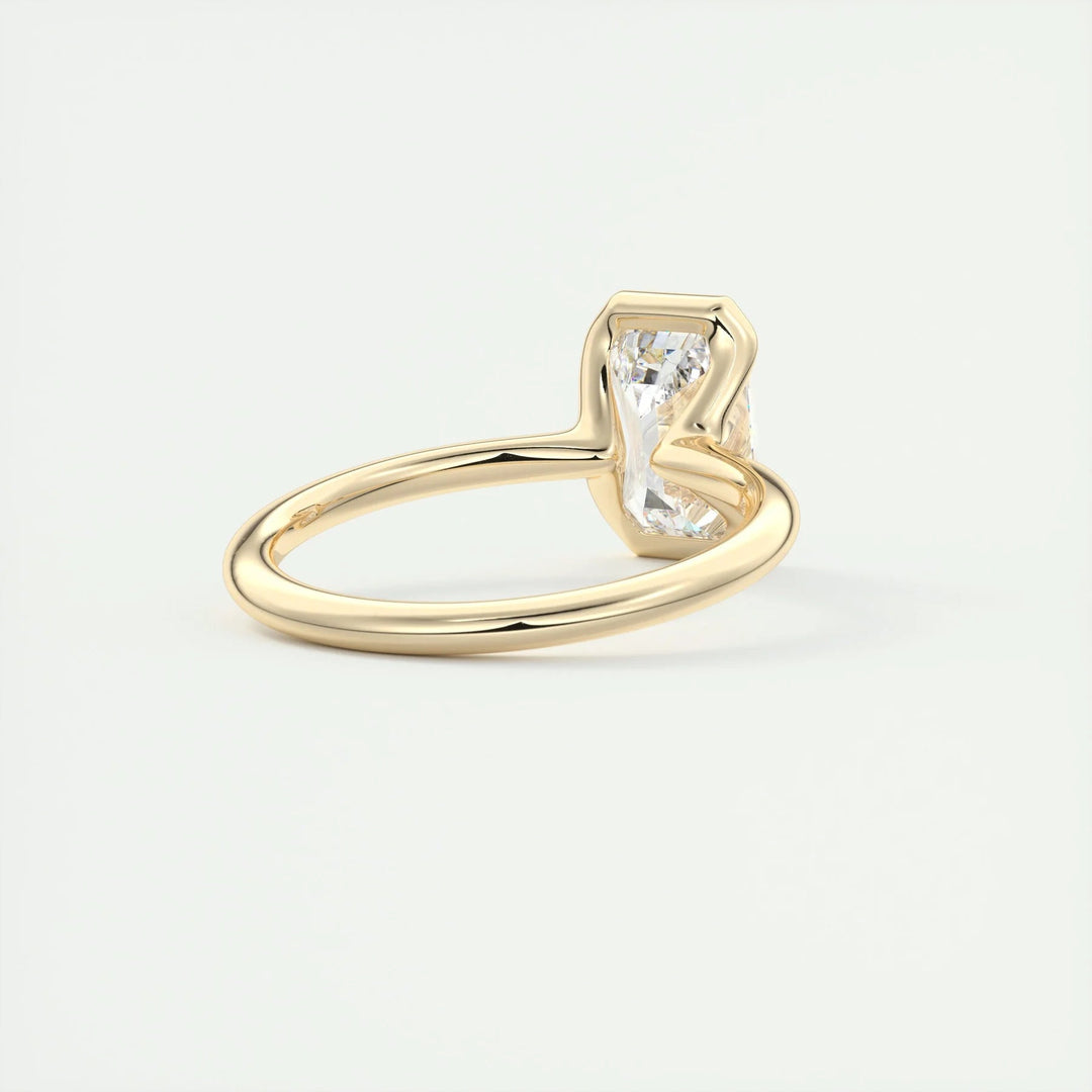 Custom Emerald Cut Bridal Jewelry