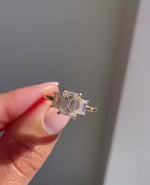 Load image into Gallery viewer, Colorless Moissanite Wedding Ring
