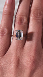 Load image into Gallery viewer, Timeless Moissanite Anniversary Ring
