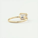 Load image into Gallery viewer, Luxury Emerald Cut Moissanite Promise Ring