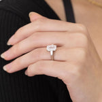 Load image into Gallery viewer, Colorless Moissanite Bridal Ring