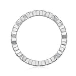 Load image into Gallery viewer, Hexagonal Style Full Eternity Pave Setting Wedding Band Mapple Gems
