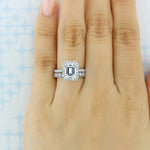 Load image into Gallery viewer, Hexagonal Style Full Eternity Pave Setting Wedding Band Mapple Gems