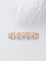 Load image into Gallery viewer, MARQUISE & ROUND CUT MOISSANITE FULL ETERNITY DIAMOND WEDDING BAND Mapple Gems