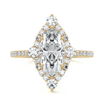 Load image into Gallery viewer, 1.75 CT Marquise Cut Lab Grown Diamond Engagement Ring Mapple Gems