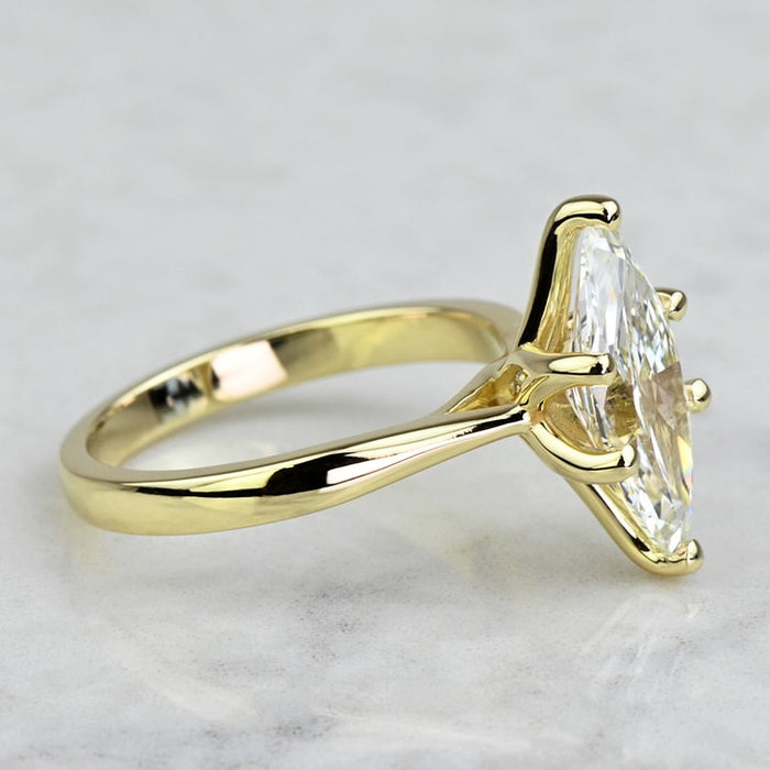 2.00 CT Marquise Cut Lab Grown Diamond Engagement Ring Mapple Gems