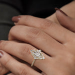 Load image into Gallery viewer, 1.75 CT Marquise Cut Lab Grown Diamond Engagement Ring Mapple Gems