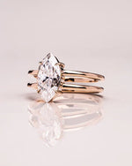 Load image into Gallery viewer, 2.00 CT Marquise Cut Solitaire Moissanite Engagement Ring Mapple Gems