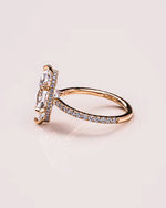 Load image into Gallery viewer, 2.00 CT Marquise Cut 6 Prong Moissanite Engagement Ring Mapple Gems