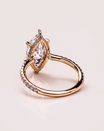Load image into Gallery viewer, 2.00 CT Marquise Cut 6 Prong Moissanite Engagement Ring Mapple Gems