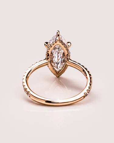 2.00 CT Marquise Cut 6 Prong Moissanite Engagement Ring Mapple Gems