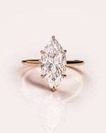 Load image into Gallery viewer, 4.00 CT Marquise Cut Moissanite Wedding Ring Mapple Gems