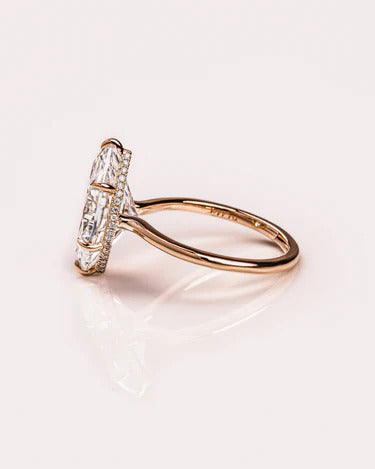 4.00 CT Marquise Cut Moissanite Wedding Ring Mapple Gems