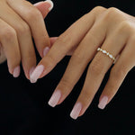 Load image into Gallery viewer, 0.30 CT Marquise Cut Round Cut Lab Grown Diamond Band For Her Mapple Gems