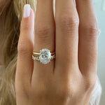 Load image into Gallery viewer, 0.50 CT Marquise & Round Cut Lab Grown Diamond Wedding Band For her Mapple Gems
