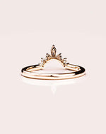 Load image into Gallery viewer, 0.20 CT Marquise & Round Cut Lab Grown Diamond Wedding Band Gift For Her Mapple Gems