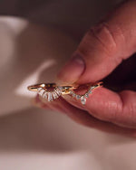 Load image into Gallery viewer, 0.20 CT Marquise & Round Cut Lab Grown Diamond Wedding Band Gift For Her Mapple Gems