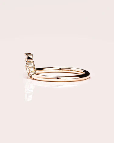 0.20 CT Marquise & Round Cut Lab Grown Diamond Wedding Band Gift For Her Mapple Gems