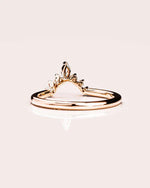 Load image into Gallery viewer, 0.20 CT Marquise & Round Cut Lab Grown Diamond Wedding Band Gift For Her Mapple Gems