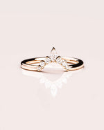 Load image into Gallery viewer, 0.20 CT Marquise & Round Cut Lab Grown Diamond Wedding Band Gift For Her Mapple Gems
