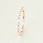 Load image into Gallery viewer, Marquise & Round Shaped Moissanite Alternative Stone Wedding Band Mapple Gems