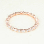 Load image into Gallery viewer, Marquise & Round Shaped Moissanite Alternative Stone Wedding Band Mapple Gems