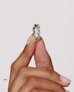 Load image into Gallery viewer, Mixed Shape Moissanite Eternity Diamond Wedding Band in Solid Gold Mapple Gems