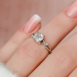 Load image into Gallery viewer, Twisted Band Moissanite Wedding Ring